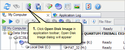 Open Disk Image Dialog