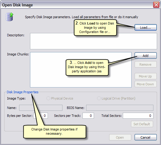 Browse for Disk Image