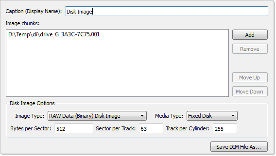 Compose disk image